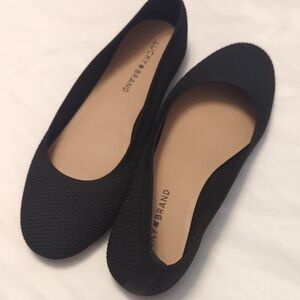 Lucky Brand Black Textured Loafers